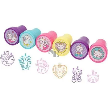 Dětské razítko Razítka s motivem koček - jednorožců 949608 1ks mix