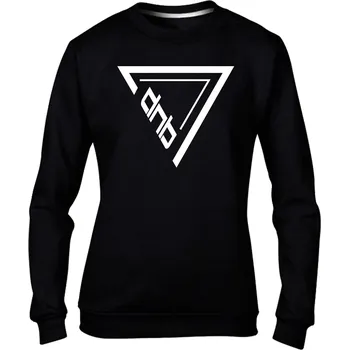 Dámská mikina DNBMARKET.CZ Dámská mikina bez kapuce |D&B + NEURO| TriangleInTriangle Velikost: L, Barva: Černá - Design 1