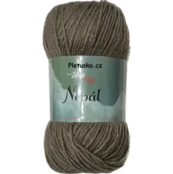 Galanterie Příze Nepál hnědá 6225