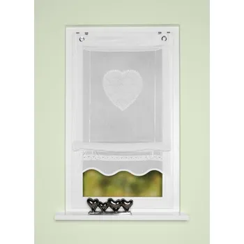Home Wohnideen římská roleta 91417 CORAZON 0107 bila 130x45 cm (v x s)