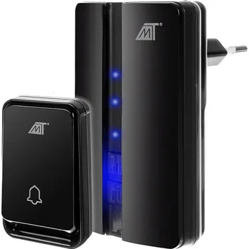 Žertovný předmět Bezdrátový zvonek do zásuvky do 150m, 51 melodií - 1 zvonek, 1 tlačítko