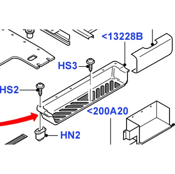 Oprava karosérie Plastový kryt nástupního schodu pravých bočních dveří Transit