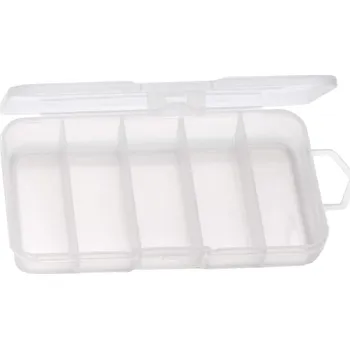 Pouzdro na rybářské vybavení Behr plastová krabička s pěti přihrádkami 16,5x9,5x2,5 cm (3734015)