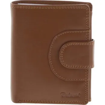 Peněženka Kožená módní hnědá peněženka pro muže - Delami Raynard hnědá