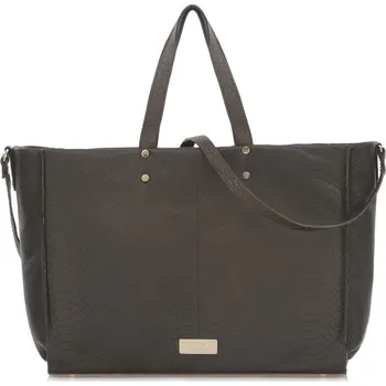 Kabelka VELKÁ KOŽENÁ KABELKA S HADÍM VZOREM (OCHNIK.SW-1974)