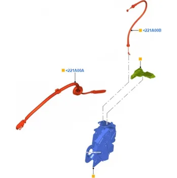 Autozámek Levostranný zámek předních dveří Ford