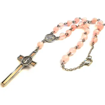 Šperk Růženínový růženec se zapínáním – láska, klid a duchovní ochrana z růženínu