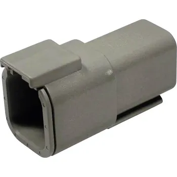 Elektrický konektor TE Connectivity DTM 04-6 P kulatý faston, 1 ks