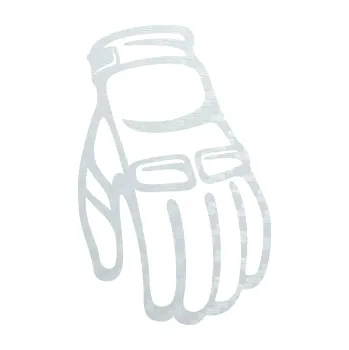 Samolepící dekorace SAMOLEPKA Motorkářské rukavice 001 pravá (51 - 3D karbon bílý) NA AUTO, NÁLEPKA, FÓLIE, POLEP, TUNING, VLASTNÍ TEXT, TISK, AUTOSAMOLEPKY.cz, POLEPY, OBRÁZEK, LOGO, SAMOLEPKY