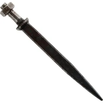 Příslušenství pro plot Hřeb do bran, pracovní délka 150 mm, závit M12, rovný - výprodej