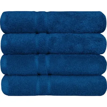 Ručník SCANquilt bavlněný ručník COTTONA středně modrá osuška 70 x 140 cm