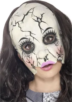 Karnevalová maska Smiffys 45594 hororová rozbitá panenka