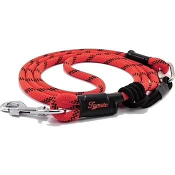 Vodítko pro psa Vodítko Tamer s posuvným systémem 2,5 m/8-50 kg červené s prošitím