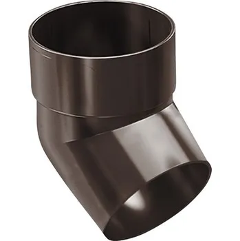 okap Koleno 67° pro okapový svod PRECIT Ø 63 mm plastové hnědé