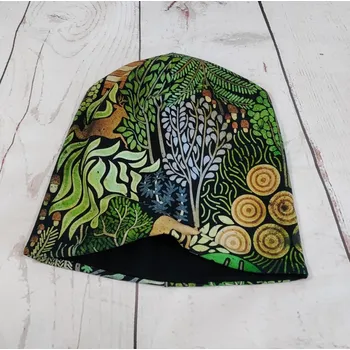 Kojenecká čepice Yháček Šmoulí čepička Yháček, Podzimní les Velikost:: XL