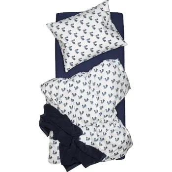 Povlečení SCANquilt povlečení KLASIK tenisky bílomodrá 140 x 200/70 x 90 cm