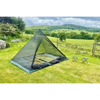 Stan Vnitřní stan DD Hammocks Superlight Pyramid mesh Tent XXL, rodinný, 4 dobrodruzi, oliva zelená + doprava zdarma