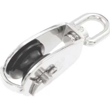 Jištění Kladka nerezová s nylonovou rolnou 50mm, nosnost 120kg