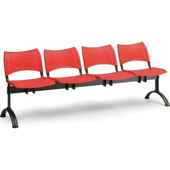 Lavice plastová - červená 4M LC/9288/KP