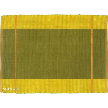 prostírání SCANquilt prostírání RIB khakižlutá prostírání cca 30 x 45 cm