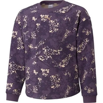 Chlapecká mikina Dětská mikina Alpha AOP Crew FL Jr 589241 16 - Puma 116 cm