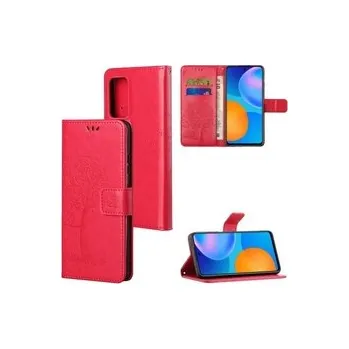 Pouzdro na mobilní telefon Knížkové pouzdro Redmi 10 - strom červený