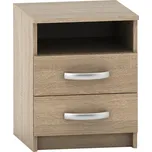 Max-i Noční stolek s 2 šuplíky BETTY 2 Zvolte barvu:: dub sonoma
