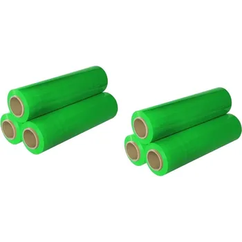 Obalový materiál 6 x Ruční fixační fólie zelená 500 mm, 23µm, 2,3 Kg, 200 metrů