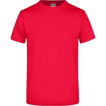 Pánské tričko James&Nicholson Unisex triko JN002 Red XL