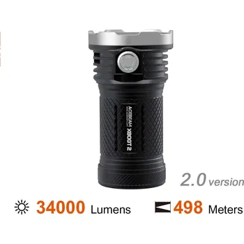 Svítilna Svítilna Acebeam X80-GT2 / 6500K / 34000lm / 498m / 8 režimů / IPx8 / Včetně 4xLi-Ion 18650 / 330gr