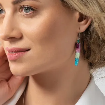 Náušnice Lampglas Náušnice Four Wishes s ryzím stříbrem v perlách Lampglas Materiál zapínání náušnic: rhodiovaný kov