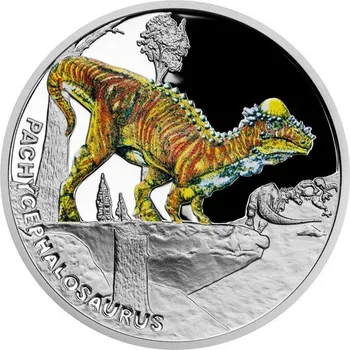 2022 - Stříbrná mince Pachycephalosaurus - Pravěký svět