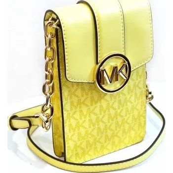 Kabelka Michael Kors dámská kabelka crossbody CARMEN 35S2GNMC5B SUNSHN MULTI SM NS PHONE XBODY Michael Kors 35S2GNMC5B