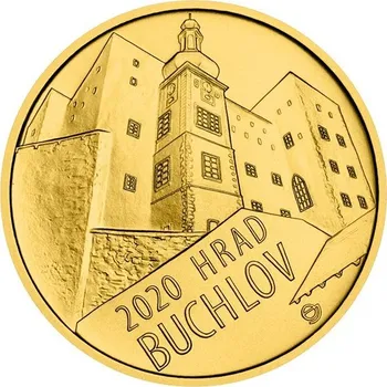 Hrad Buchlov - zlatá mince z cyklu Hrady České republiky - běžná kvalita - Standard