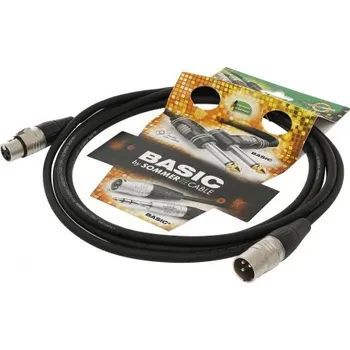 Příslušenství ke zvukové technice Sommer Cable S2HN Microphone Cable SC-Silver Stage Hicon XLR / XLR, 3 m