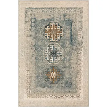 Koberec Kusový koberec vlněný Dywilan Polonia Ashan Jadeit béžový zelený Rozměr: 200x300 cm