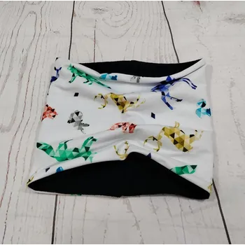 Nákrčník Yháček, origami zvířátka, flís