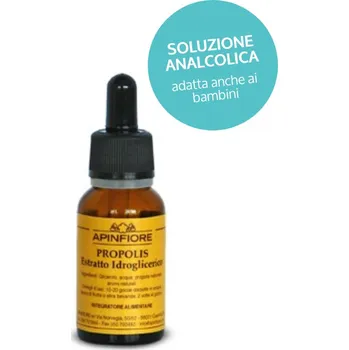 Speciální výživa Apinfiore Soluzione Analcolica Propolis | Propolisové kapky bez alkoholu 30 ml