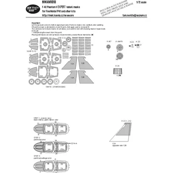 Plastikový model 1/72 Mask F-4E Phantom II EXPERT (FINEM)