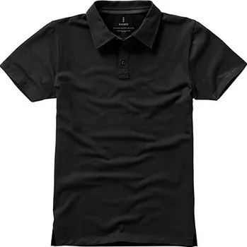 Pánská košile Elevate Markham Pánská polokošile EL38084 Anthracite -Solid-Black S