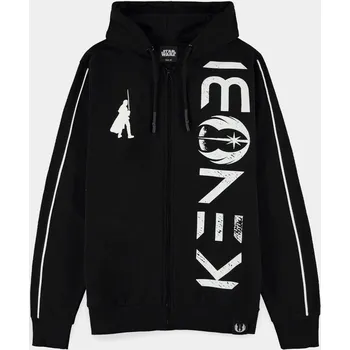 Pánská mikina Difuzed Obi-Wan Kenobi® Men's Regular Fit Zipper Hoodie - XL