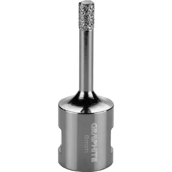 Vrtačka Graphite Diamantový řezák otvorů 6 mm x M14