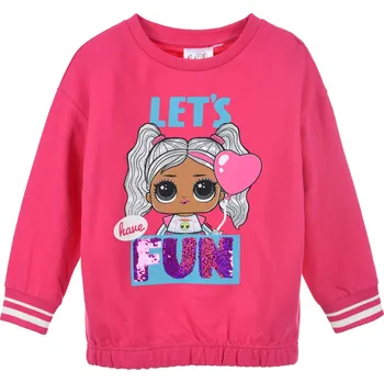 Dívčí mikina LOL SURPRISE Dívčí mikina L.O.L.SURPRISE HAVE FUN růžová Velikost: 128