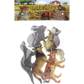Figurka Lesní zvířátka v sáčku 10 cm 5 ks