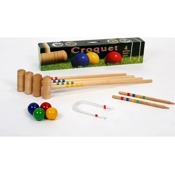 kroket Kroket set 4 hráči - palice 80 cm
