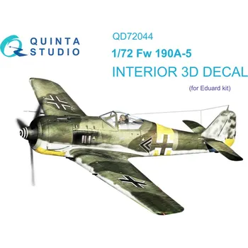 Plastikový model 1/72 Fw 190A-5 3D-Printed & col.Interior (EDU)