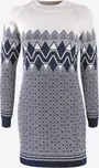 KAMA 5033 Pletené Merino šaty, tmavě modrá Velikost: XS