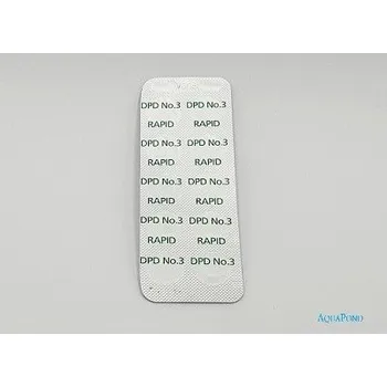 Bazénová chemie Testovací tablety DPD No.3 Rapid Cl – 10 ks (celkový chlor)