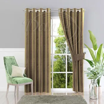 Dekorativní polštářek Dante Závěs VELVET hnědý - 40 x 40 cm