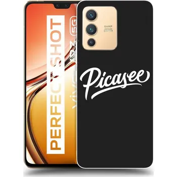 Pouzdro na mobilní telefon Picasee silikonový černý obal pro Vivo V23 5G - Picasee - old logo - white